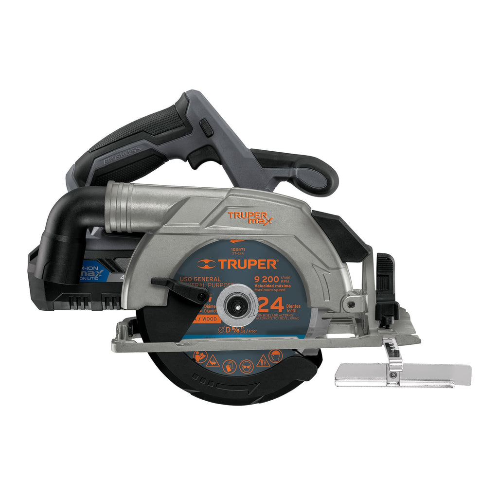 Sierra Circular Inalámbrica 6-1/2" 20V Brushless - Truper Expert MAX-20SC