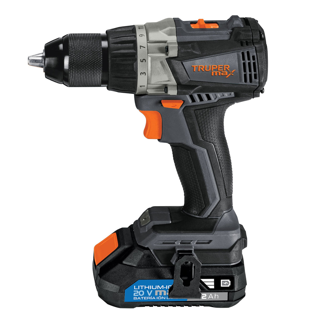 Taladro Inalámbrico 1/2" 20V Brushless - Truper Expert MAX-20T