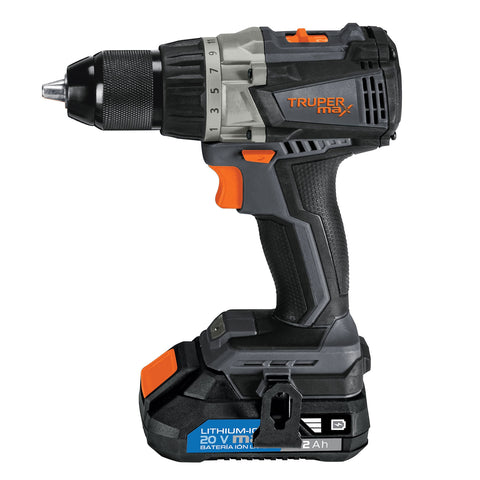 Taladro Inalámbrico 1/2" 20V Brushless - Truper Expert MAX-20T