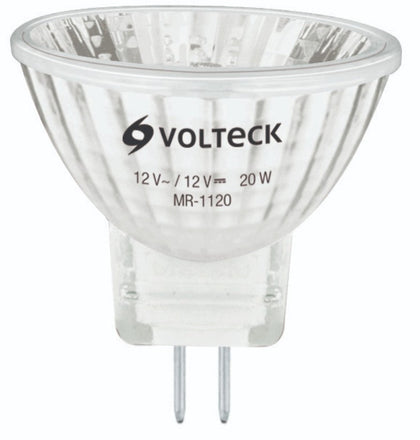 Volteck MR-1120 Lámpara de halógeno MR11, 20 W, transparente, Volteck
