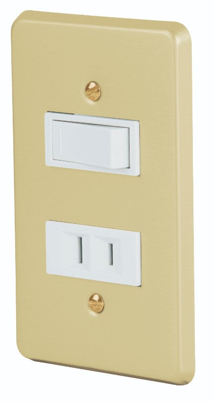 Volteck PA-APCO-E Placa armada contacto e interruptor, línea Económica