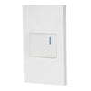 Volteck PA-APSE15-EB Placa armada 1 interruptor, 1.5 módulos, Española, blanco