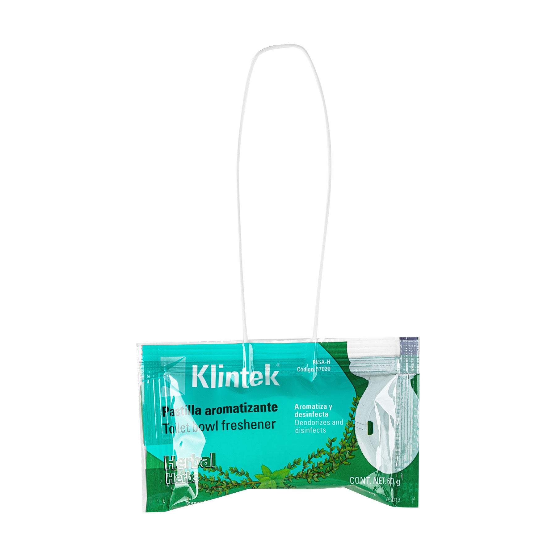 Klintek PASA-H Pastilla desodorante para sanitario, aroma herbal