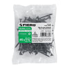Fiero PIJC-638 Bolsa con 100 pijas #6 x 1-1/2" multiusos cuerda cerrada
