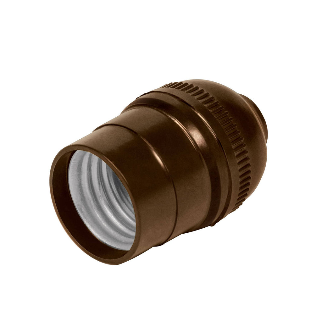 Volteck POBA-10 Portalámpara de baquelita, sencillo, Volteck
