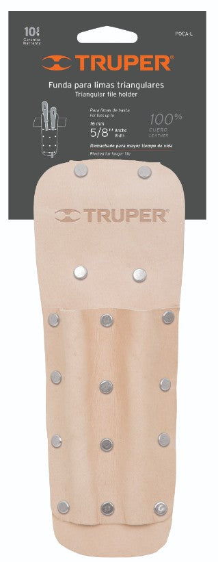 Truper POCA-L Funda de carnaza para limas triangulares