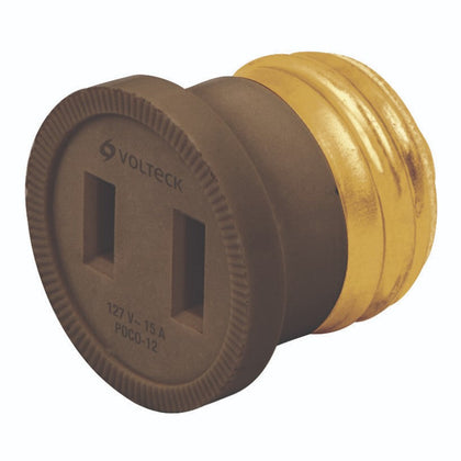 Volteck POCO-12 Adaptador de portalámpara a contacto