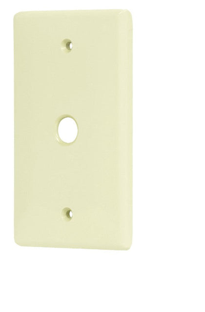 Volteck PPAN-S Placa de ABS pasacable, Standard, marfil