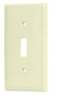 Volteck PPAP-S Placa de ABS para interruptor vertical, Standard, marfil