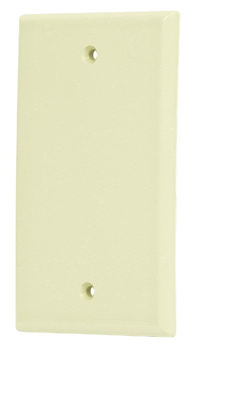 Volteck PPCI-S Placa de ABS ciega, Standard, marfil