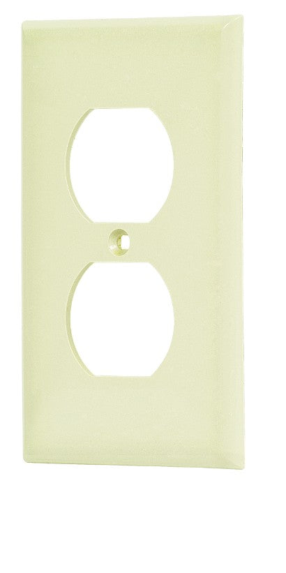 Volteck PPDO-S Placa de ABS dúplex, Standard, marfil