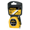 Pretul PRO-3MEB Flexómetro, amarillo, 3m,cinta 13mm, Pretul,tarjeta plástica