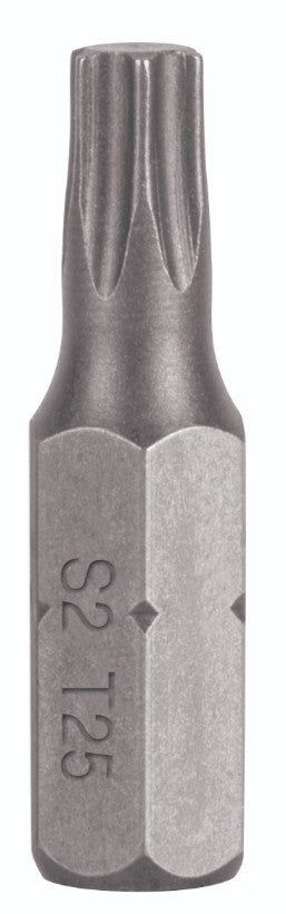 Expert PUDE-5125 Puntas Torx T25, 1', estuche con 5 piezas, Truper Expert