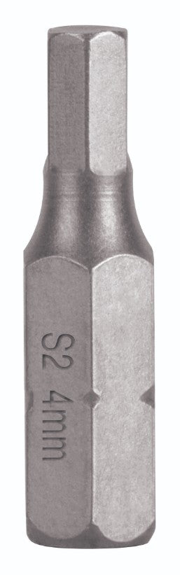 Expert PUDE-7104 Puntas hexagonales 4mm, 1', estuche con 5 piezas, Expert