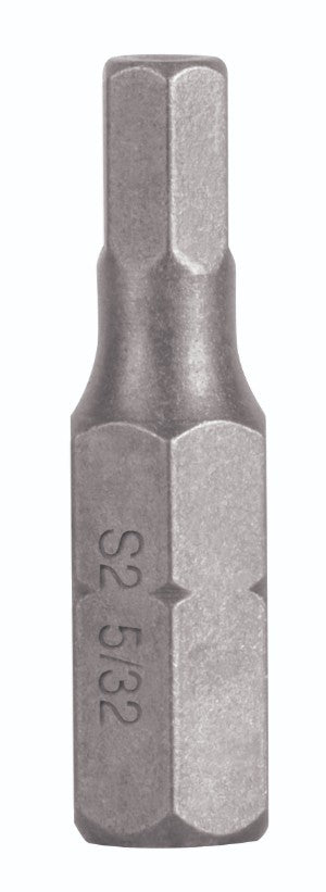Expert PUDE-7115 Puntas hexagonales 5/32, 1', estuche con 5 piezas, Expert