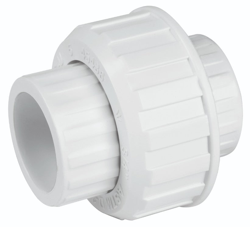 Foset PVC-972 Tuerca unión lisa de PVC, 3/4'