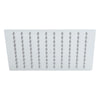 Foset R-308S Regadera cromo 8' plato cuadrado delgado sin brazo, Riviera