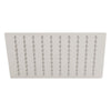 Foset R-308SN Regadera satín 8' plato cuadrado delgado sin brazo, Riviera