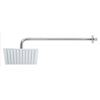 Foset R-308 Regadera acero inoxidable, 8', con brazo, cromado, Riviera