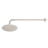 Foset R-309N Regadera redonda, acero inoxidable, 8', satinada, Riviera