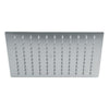 Foset R-310S Regadera cromo 10' plato cuadrado delgado sin brazo, Rivie