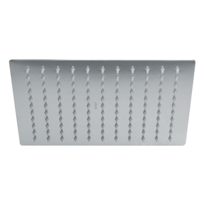 Foset R-310S Regadera cromo 10' plato cuadrado delgado sin brazo, Rivie