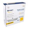 Foset R-310S Regadera cromo 10' plato cuadrado delgado sin brazo, Rivie