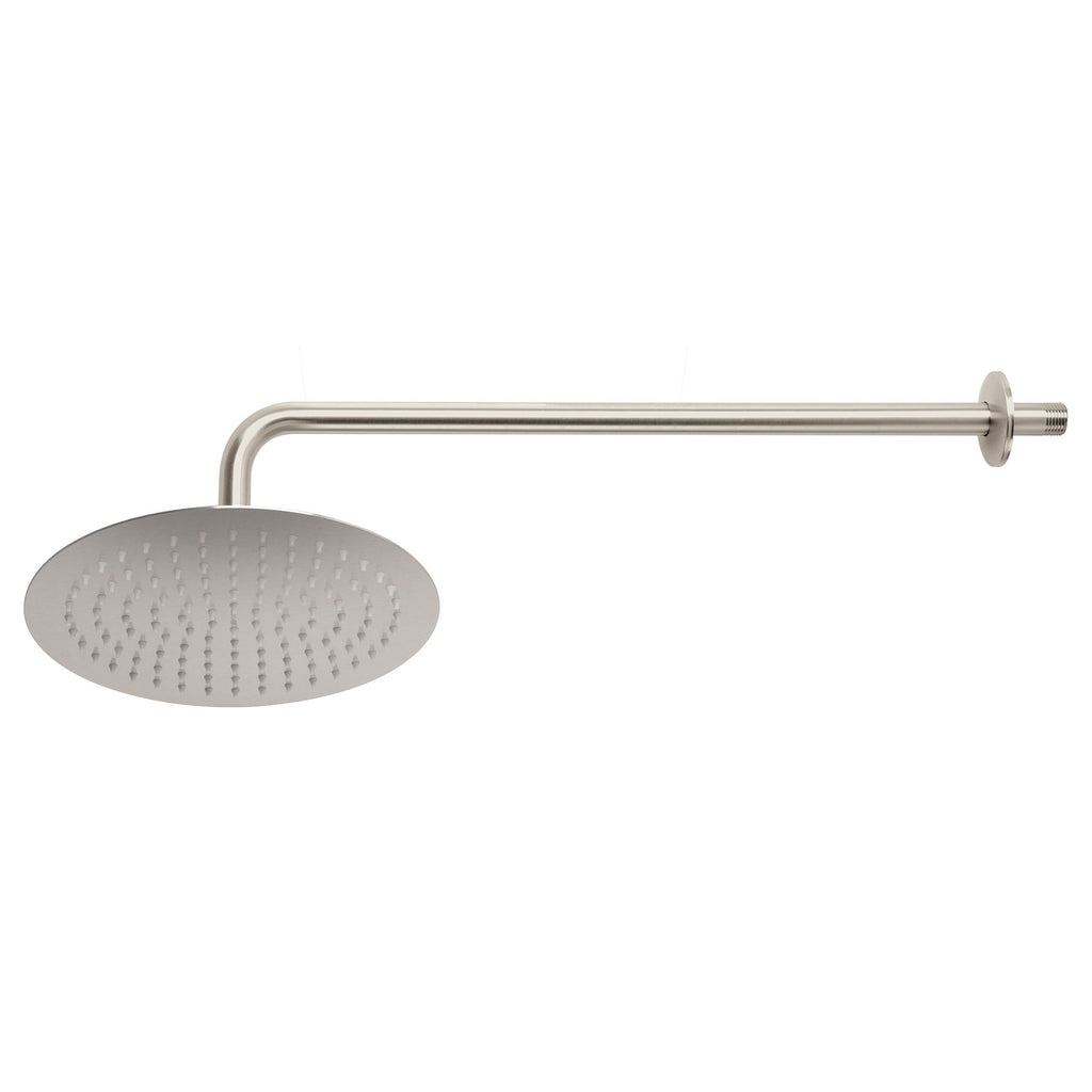 Foset R-311N Regadera redonda, acero inoxidable, 10', satinada, Riviera