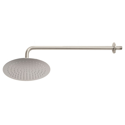 Foset R-311N Regadera redonda, acero inoxidable, 10', satinada, Riviera