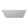 Foset R-312S Regadera cromo 12' plato cuadrado delgado sin brazo