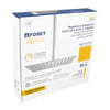 Foset R-312 Regadera cromo 12' plato cuadrado delgado con brazo, Riviera