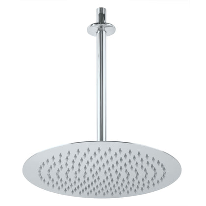 Foset R-313 Regadera cromo 12' plato redondo delgado con brazo, Riviera