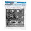 Foset R-405SM Regadera cuadrada ABS 8' acabado negro mate sin brazo