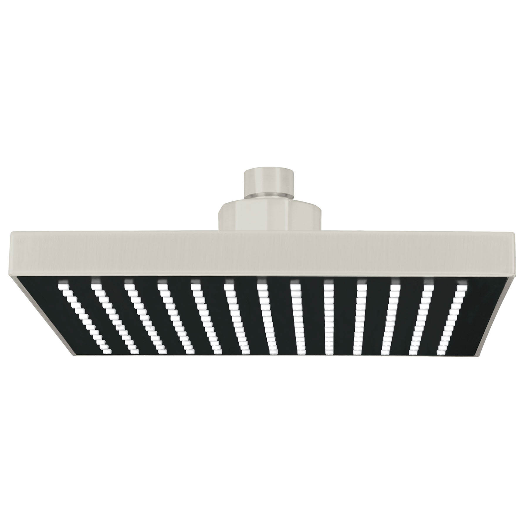 Foset R-405SN Regadera cuadrada ABS 8' acabado satín sin brazo