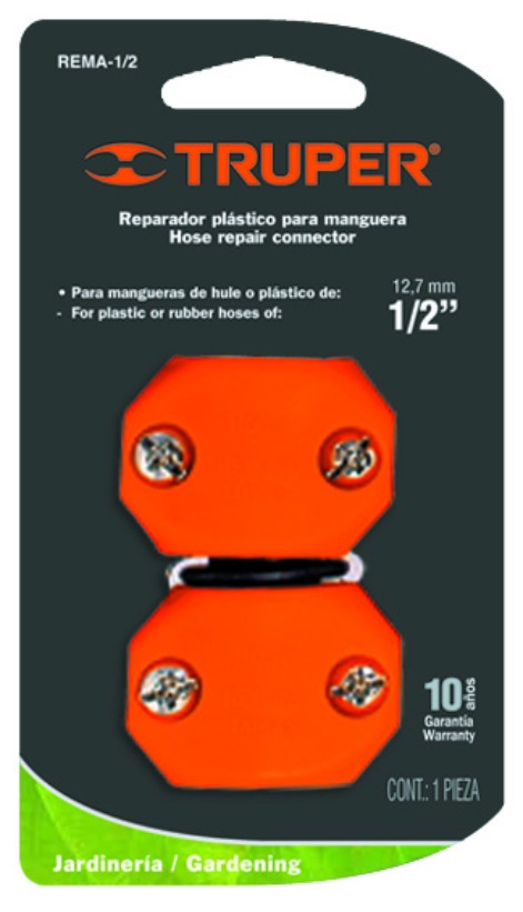 Truper REMA-1/2 Reparador plástico de manguera 1/2'