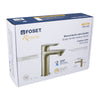 Foset RIM-45N Monomando corto para lavabo, satin, Riviera