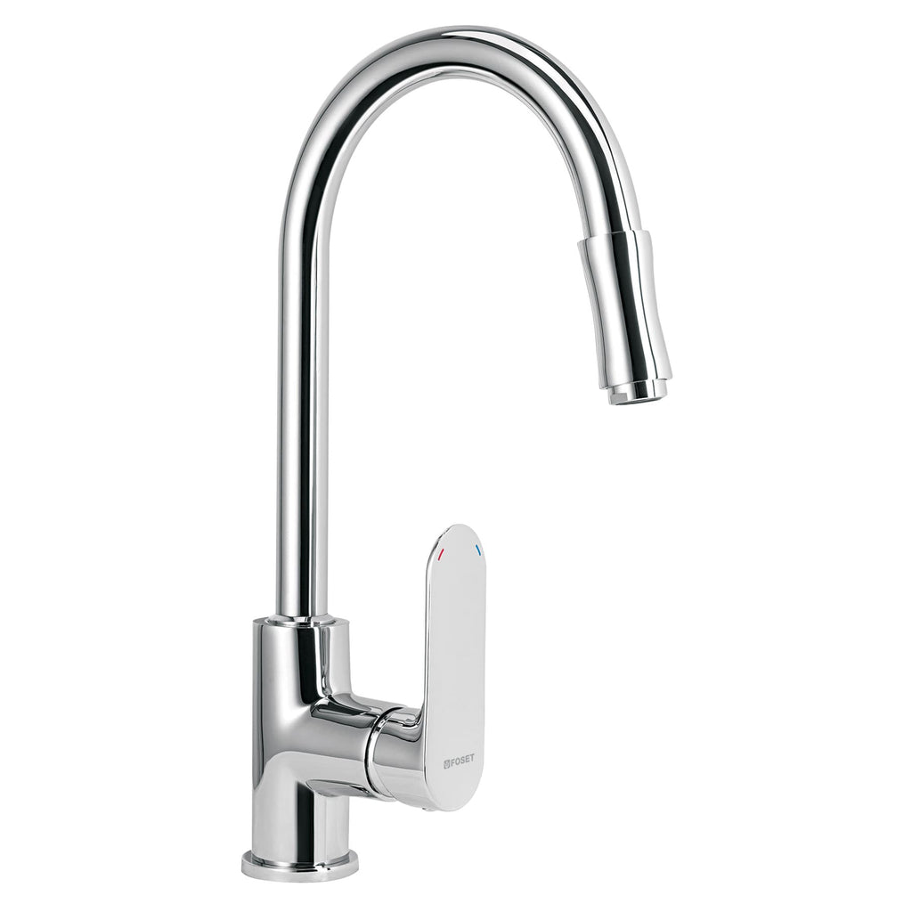 Foset RIM-82 Mezcladora para fregadero con manguera extraíble, Riviera