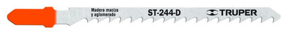 Truper ST-244-D Segueta caladora,cortes curvos madera,zanco t,6dpp,5 pzas