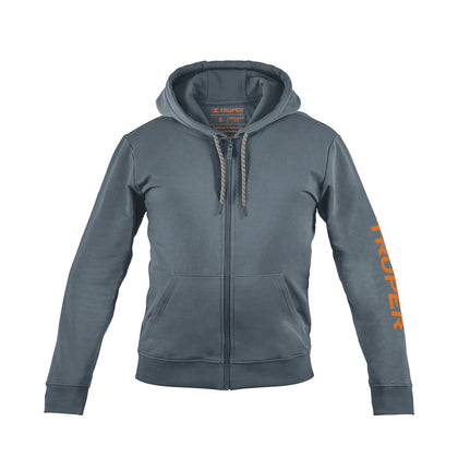 Truper SUD-GC-CH Sudadera gris para caballero, talla CH