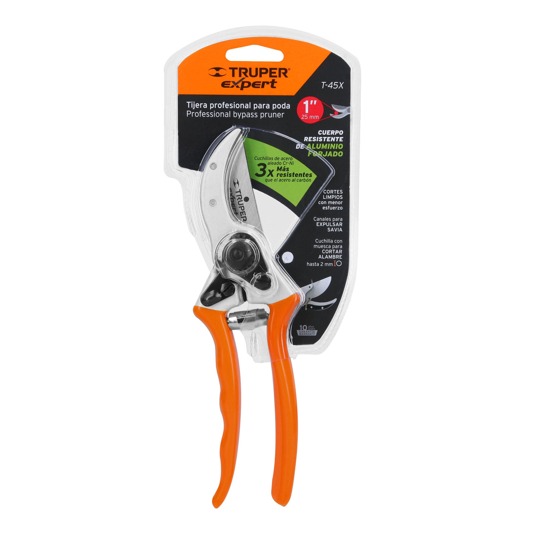 Expert T-45X Tijera para poda 8', profesional de aluminio