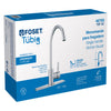 Foset TBF-83 Monomando para fregadero, cuello alto, cromo, Foset Tubig