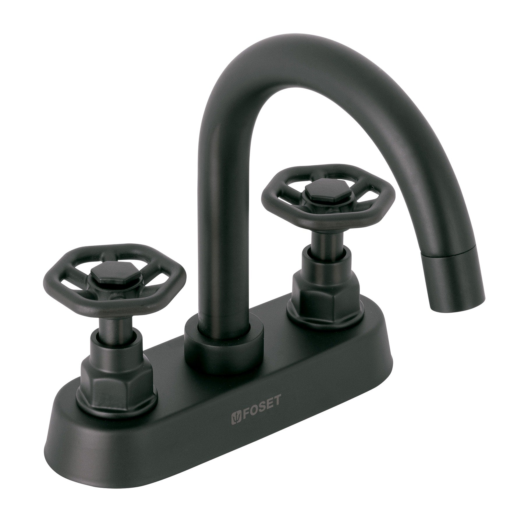 Foset TBM 61M Mezcladora p lavabo bar manerales redondos negro