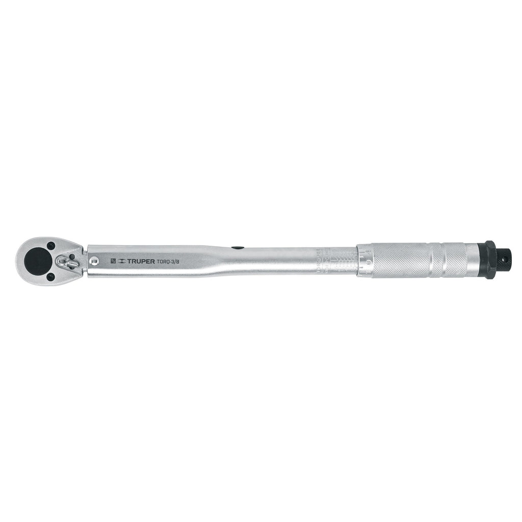 Truper TORQ-3/8 Torquímetro de trueno, dos lecturas, para dados cuadro 3/8'