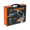 Truper TPN-734H-2K Kit de llave de impacto 1/2' ind. con estuche plástico
