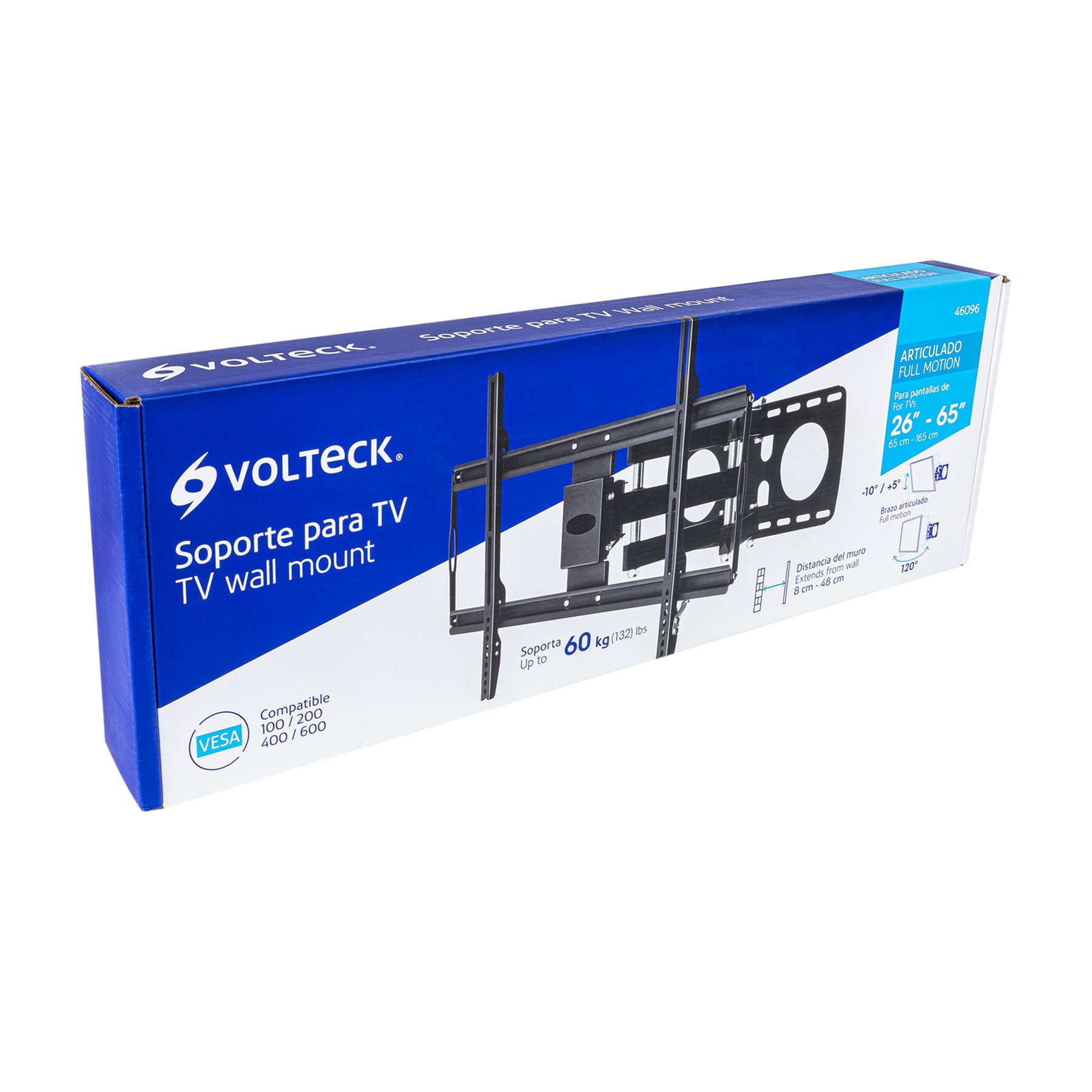 Volteck TVSM-65 Soporte para TV, articulado, 26'-65'