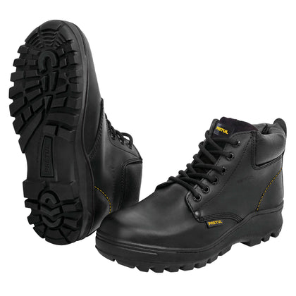 Pretul ZC-023N Zapato industrial negro #23 con casquillo de acero