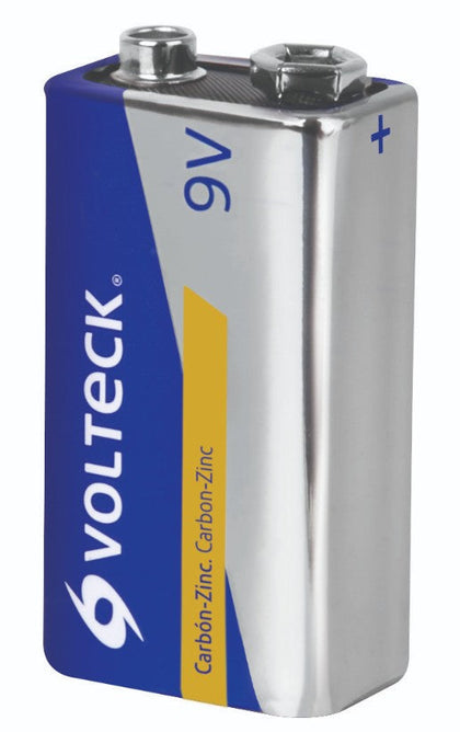 Volteck ZI-9V Pila zinc-carbón 9v, blister, Volteck